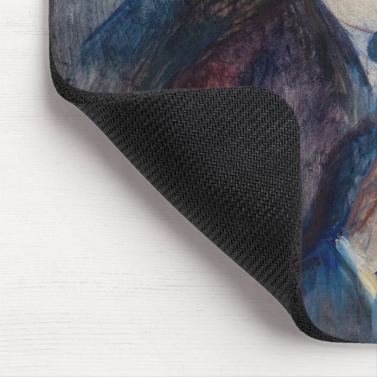 Edvard Munch - Self-Portret met Sigarette Muismat (Hoek)