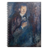 Edvard Munch - Self-Portret met Sigarette Notitieboek (Voorkant)