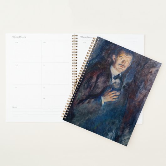 Edvard Munch - Self-Portret met Sigarette Planner (Display)
