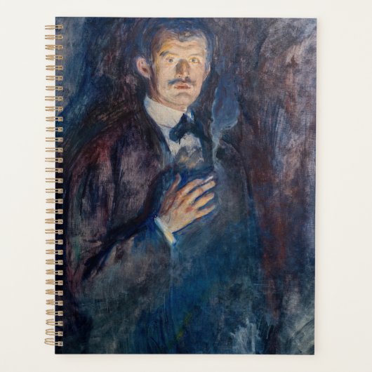 Edvard Munch - Self-Portret met Sigarette Planner (Voorkant)