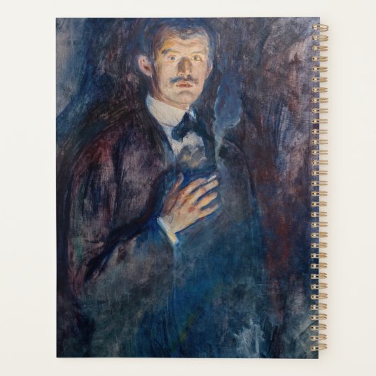 Edvard Munch - Self-Portret met Sigarette Planner (Achterkant)