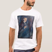 Edvard Munch - Self-Portret met Sigarette T-shirt (Voorkant)