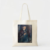 Edvard Munch - Self-Portret met Sigarette Tote Bag (Voorkant)