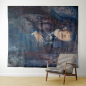Edvard Munch - Self-Portret met Sigarette Wandkleed (In Situ (horizontaal))
