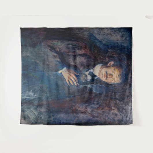 Edvard Munch - Self-Portret met Sigarette Wandkleed (Voorkant (horizontaal))