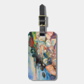 Edvard Munch - Shore met Red House Bagagelabel (Voorkant verticaal)