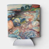 Edvard Munch - Shore met Red House Blikjeskoeler (Achterkant)