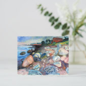 Edvard Munch Shore met Red House Briefkaart (Staand voorkant)