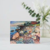 Edvard Munch - Shore met Red House Briefkaart (Staand voorkant)