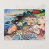 Edvard Munch - Shore met Red House Briefkaart (Voorkant)