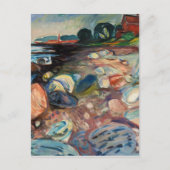 Edvard Munch - Shore met Red House Briefkaart (Voorkant)