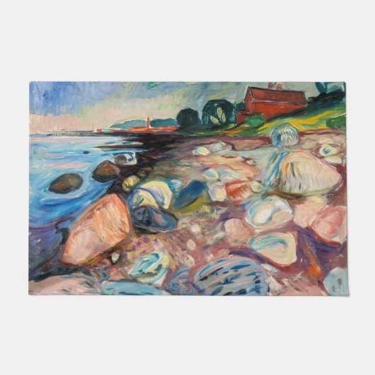 Edvard Munch - Shore met Red House Deurmat (Voorkant)