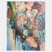 Edvard Munch - Shore met Red House Fleece Deken (Voorkant)