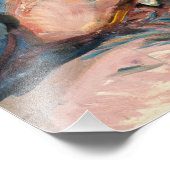 Edvard Munch - Shore met Red House Foto Afdruk (Hoek)