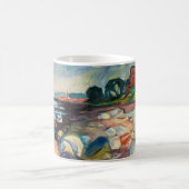 Edvard Munch - Shore met Red House Koffiemok (Center)