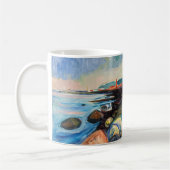 Edvard Munch - Shore met Red House Koffiemok (Links)