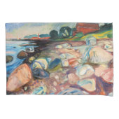 Edvard Munch - Shore met Red House Kussensloop (Voorkant)