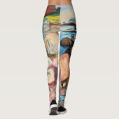 Edvard Munch - Shore met Red House Leggings (Achterkant)