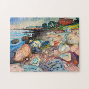 Edvard Munch - Shore met Red House Legpuzzel