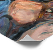 Edvard Munch - Shore met Red House Poster (Hoek)