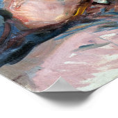 Edvard Munch Shore met Red House Poster (Hoek)