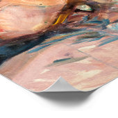 Edvard Munch - Shore met Red House Poster (Hoek)