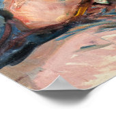 Edvard Munch - Shore met Red House Poster (Hoek)