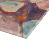 Edvard Munch - Shore met Red House Snijplank (Hoek)