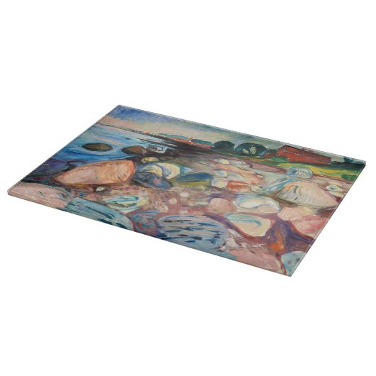 Edvard Munch - Shore met Red House Snijplank (Hoek)