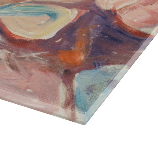 Edvard Munch - Shore met Red House Snijplank (Hoek)