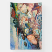 Edvard Munch - Shore met Red House Spandoek (Verticaal)