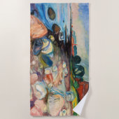 Edvard Munch - Shore met Red House Strandlaken (Voorkant)