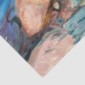 Edvard Munch - Shore met Red House Tissuepapier (Detail)