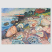 Edvard Munch - Shore met Red House Tissuepapier (Voorkant)