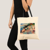 Edvard Munch - Shore met Red House Tote Bag (Voorkant (product))