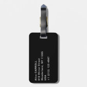 Edvard Munch - Sick Mood op zonsondergang, wanhoop Bagagelabel (Achterkant verticaal)