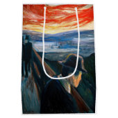 Edvard Munch - Sick Mood op zonsondergang, wanhoop Medium Cadeauzakje (Achterkant)