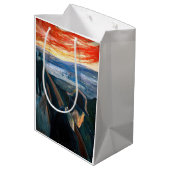 Edvard Munch - Sick Mood op zonsondergang, wanhoop Medium Cadeauzakje (Achterkant Gekanteld)