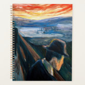 Edvard Munch - Sick Mood op zonsondergang, wanhoop Planner (Voorkant)