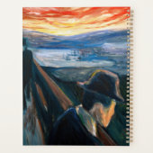 Edvard Munch - Sick Mood op zonsondergang, wanhoop Planner (Achterkant)