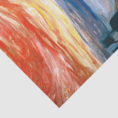 Edvard Munch - Sick Mood op zonsondergang, wanhoop Tissuepapier (Detail)