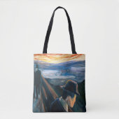 Edvard Munch - Sick Mood op zonsondergang, wanhoop Tote Bag (Voorkant)