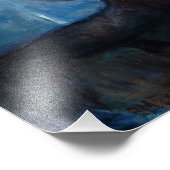 Edvard Munch - Sterrennacht 1893 Foto Afdruk (Hoek)