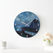 Edvard Munch - Sterrennacht 1893 Grote Klok (Huis)