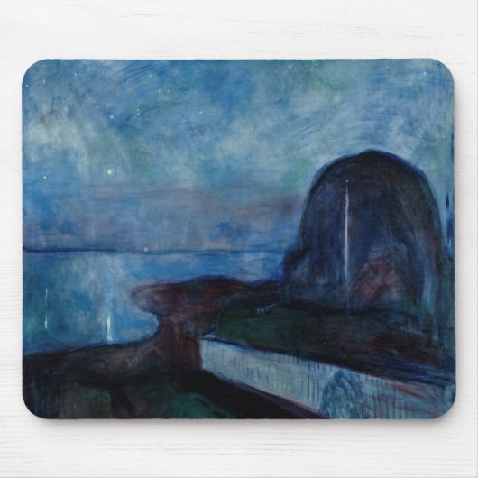 Edvard Munch - Sterrennacht 1893 Muismat (Voorkant)