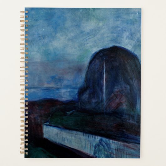 Edvard Munch - Sterrennacht 1893 Planner (Voorkant)