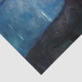 Edvard Munch - Sterrennacht 1893 Tissuepapier (Detail)