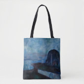 Edvard Munch - Sterrennacht 1893 Tote Bag (Voorkant)