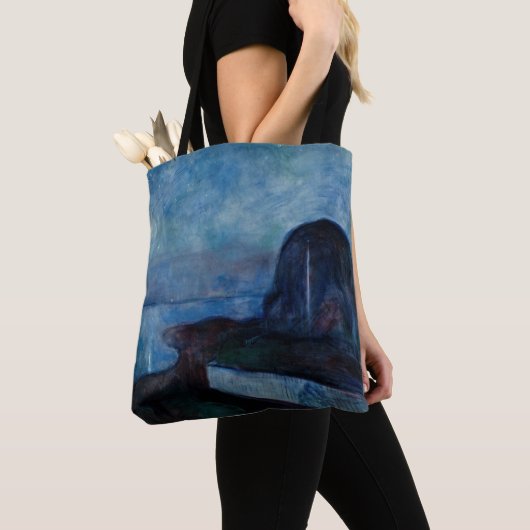 Edvard Munch - Sterrennacht 1893 Tote Bag (Dichtbij)