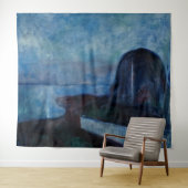 Edvard Munch - Sterrennacht 1893 Wandkleed (In Situ (horizontaal))